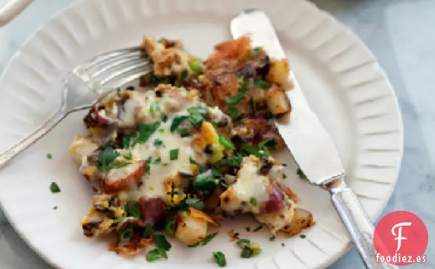 Receta de Papas Fritas y Huevos