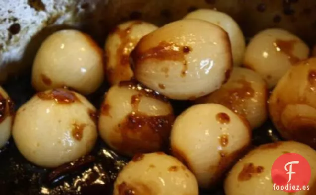 Cebollas Perladas Glaseadas con Miel