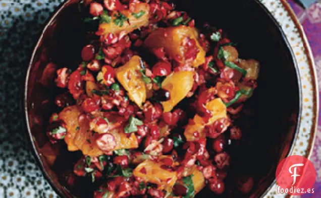 Salsa de Piña y Arándanos