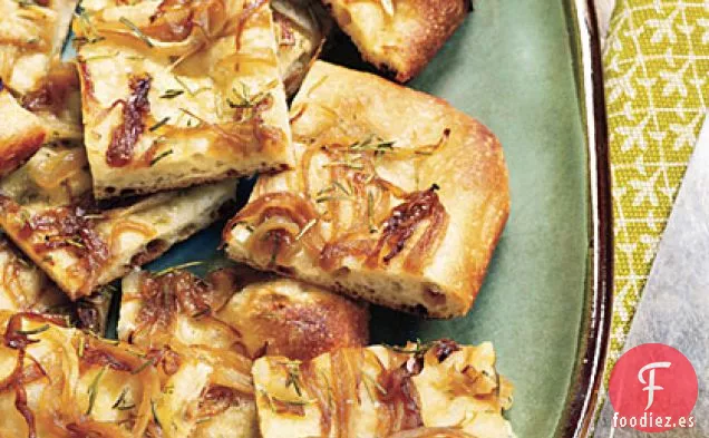 Pan Plano de Cebolla Caramelizada