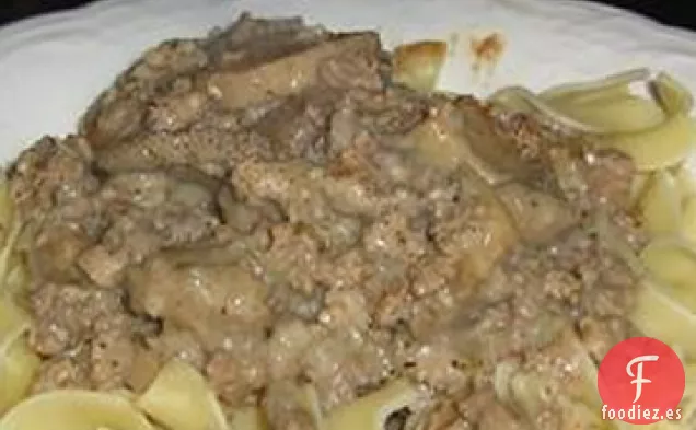 Stroganoff de Pavo Molido de Lazygirl