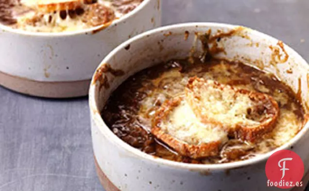 Sopa de Cebolla Les Halles Receta