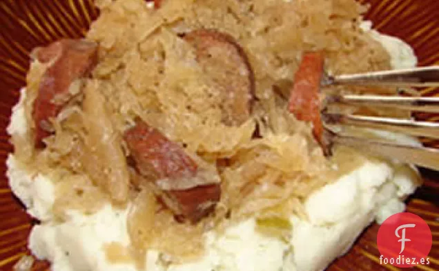 Chucrut y Salchichas de cocción lenta