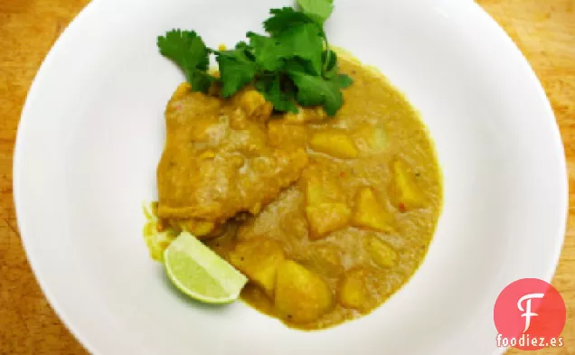 Cena de esta noche: Pollo, Limoncillo y Curry de Patata (Ca - Ri Ga)
