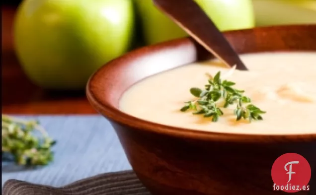 Sopa de Chirivía y Manzana