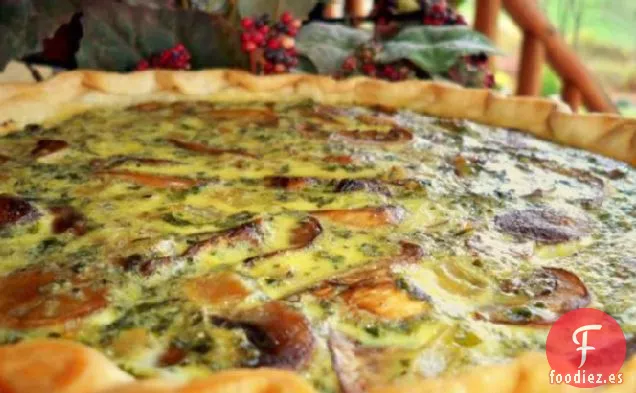 Quiche de Setas de Barbara Bush