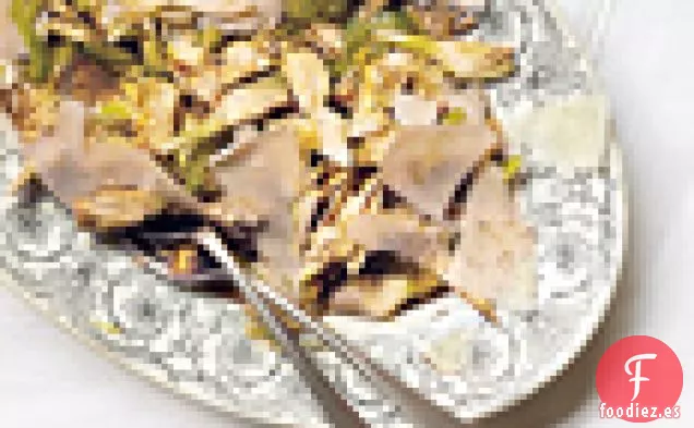 Ensalada de Alcachofa Cruda, Apio y Parmesano