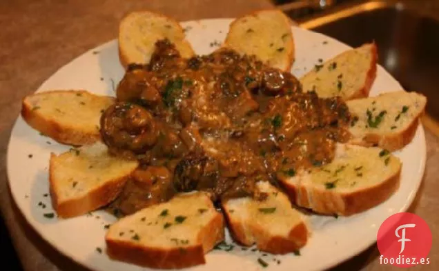 Champiñones Salteados Con Salsa De Crema De Estragón