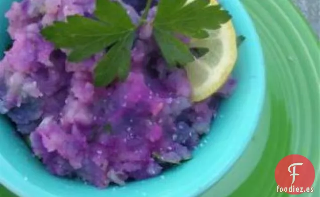 Purple Majesty Patatas Trituradas con Tenedor