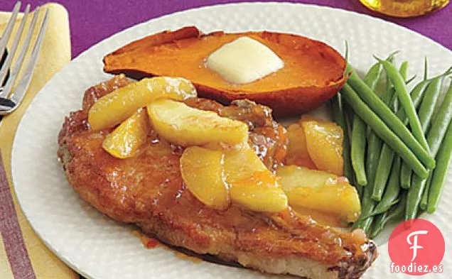 Chuletas de Cerdo con Manzanas