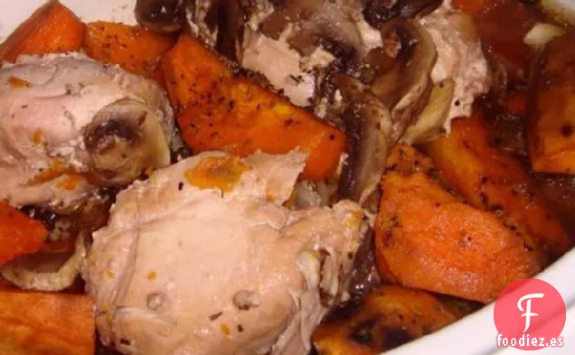 Estofado de Pollo y Batata