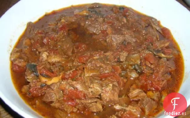 Carne Suiza de Crock Pot