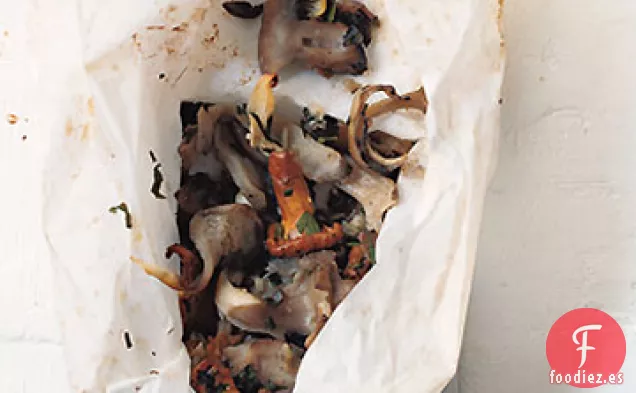 Setas Silvestres en Papillote