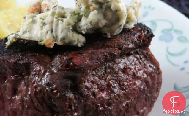 Bistec De Empresa Con Mantequilla De Bearnesa