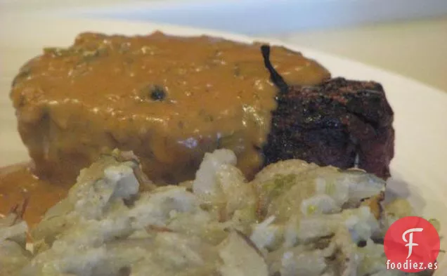 Mignons De Filete Con Salsa De Crema De Coñac