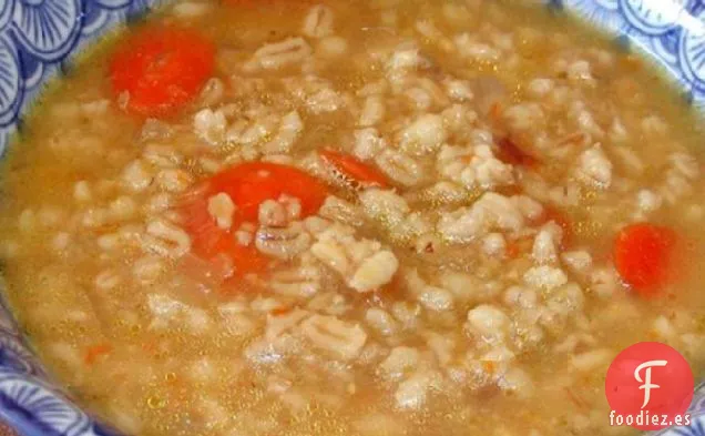 Crema de Cebada y Sopa de Eneldo