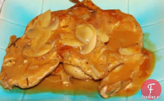 Chuletas de Cerdo Asfixiadas