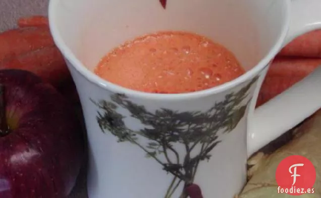 Zumo de Manzana, Zanahoria y Jengibre
