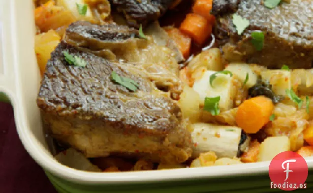 Receta de Costillas Estofadas con Kimchi
