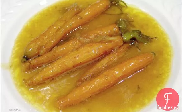 zanahorias de naranja y jengibre