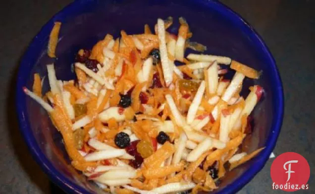 Ensalada de Manzana, Zanahoria y Pasas