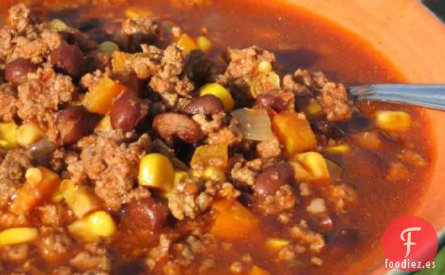 Salsa de Chile de Carne de Res (Olla de barro)