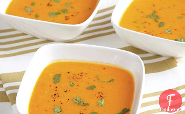 Sopa de Zanahoria y Jengibre