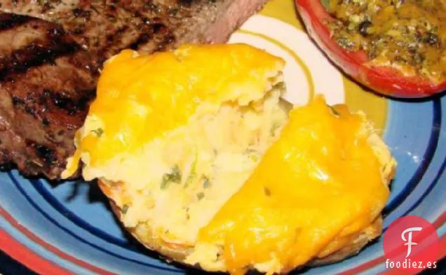 Patatas Al Horno Rellenas Doradas