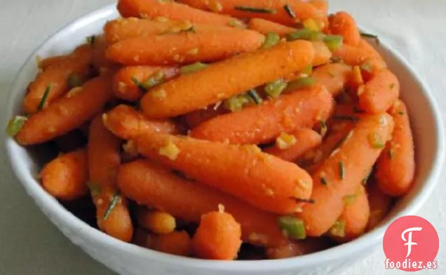 Zanahorias Glaseadas de Albaricoque y Jalapeño