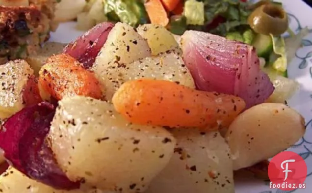 Verduras a Base de Hierbas Asadas al Horno