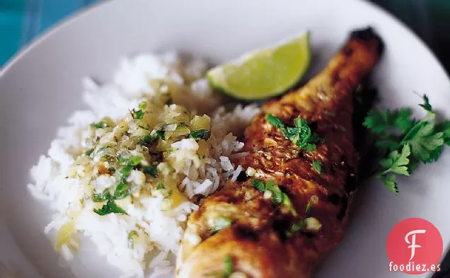 Pescado a la Parrilla con Salsa au Chien