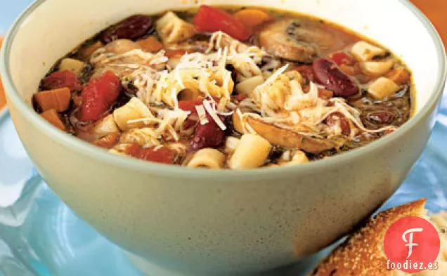 Guiso de Frijoles Rojos con Pasta