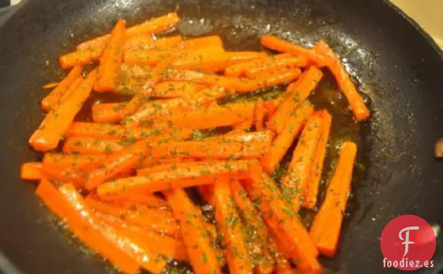 Zanahorias Tiernas Cocidas al Vapor