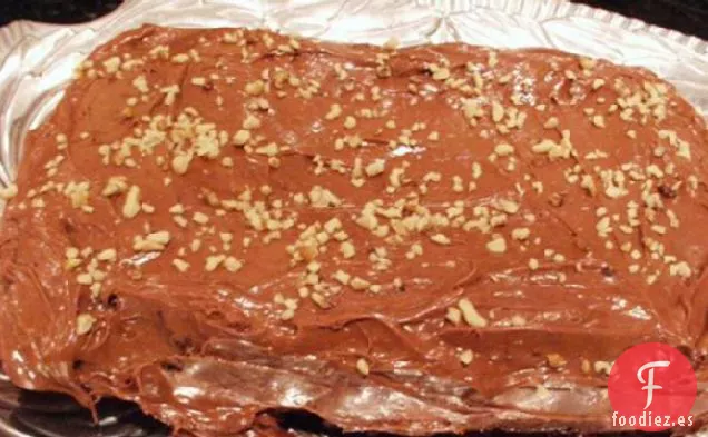 Pastel de Zanahoria de Chocolate con Glaseado de Queso Crema de Chocolate
