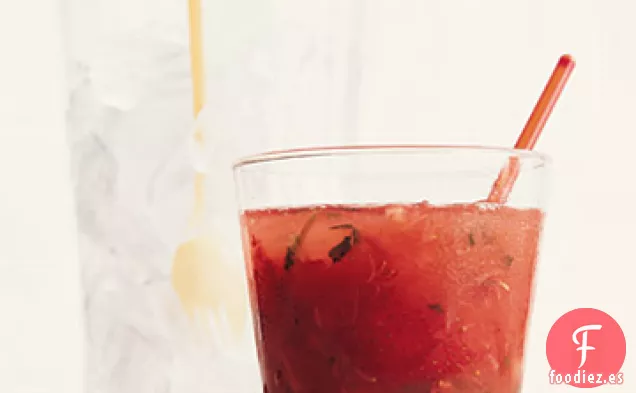 Caipirosca de Fresa y Jengibre