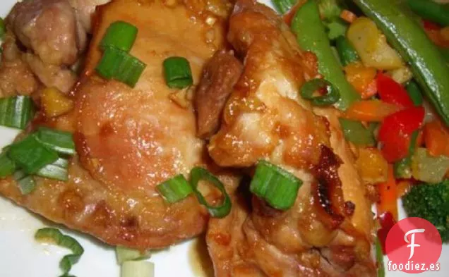 Pollo con Miel y Jengibre Embarazada