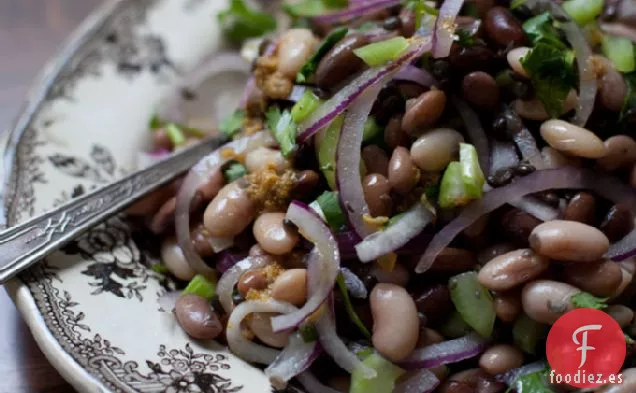 Receta de Ensalada de Frijoles al Curry