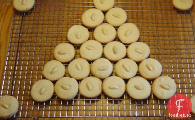 Galletas de Mantequilla de Jengibre y Almendras