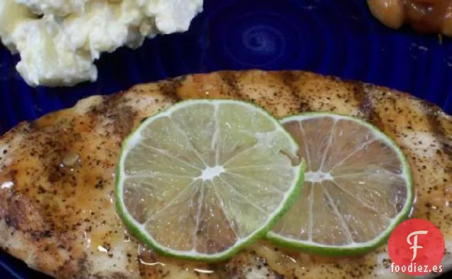 Pechugas de Pollo en Salsa de Jengibre y Lima