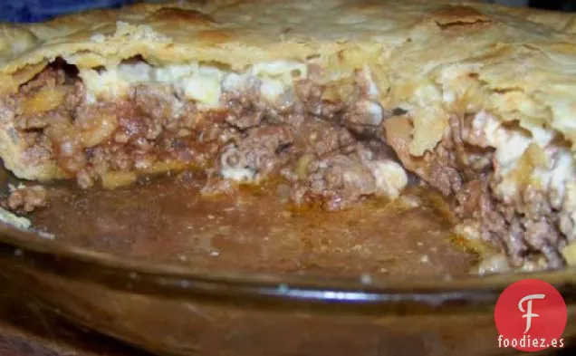 Pastel de Hamburguesa con Queso