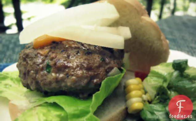 Hamburguesas de Albahaca a la Parmesana