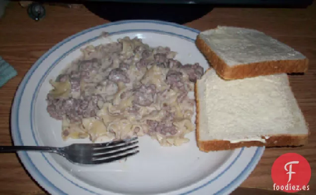 Hamburguesa Fácil con Látigo Milagroso Stroganoff