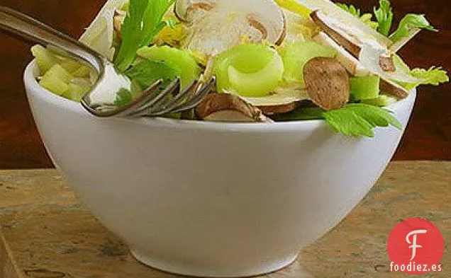 Ensalada Italiana de Champiñones y Corazón de Apio