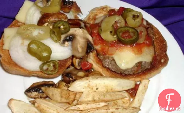 Hamburguesas Mexicanas a la Parrilla