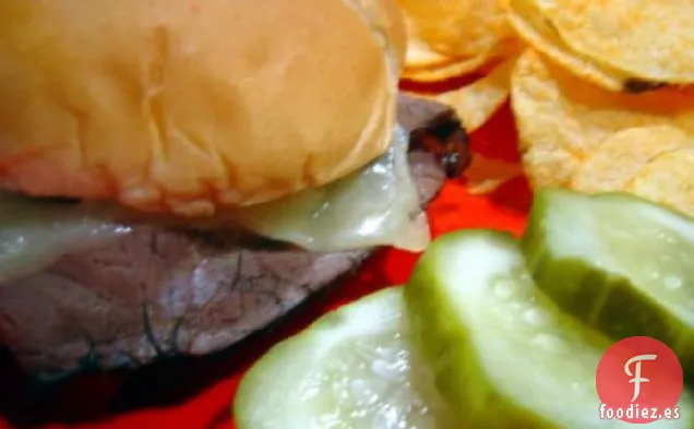 Sándwiches Fáciles de Carne Asada