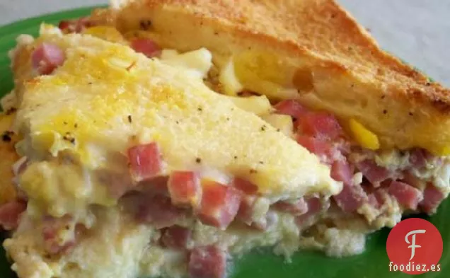 Cazuela de Huevo y Jamón al Diablo