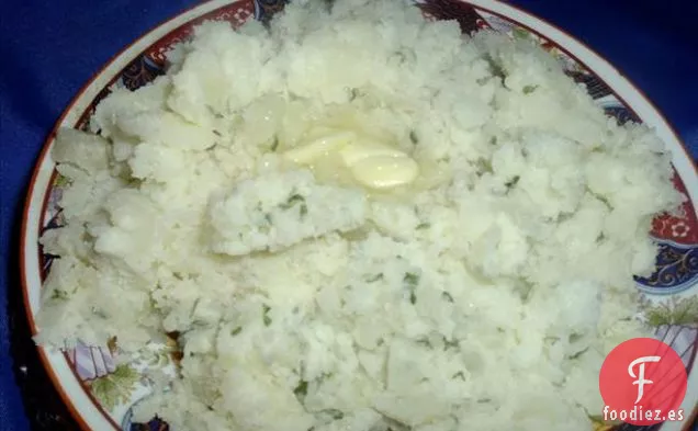 Puré de Patatas con Crema de Rábano Picante