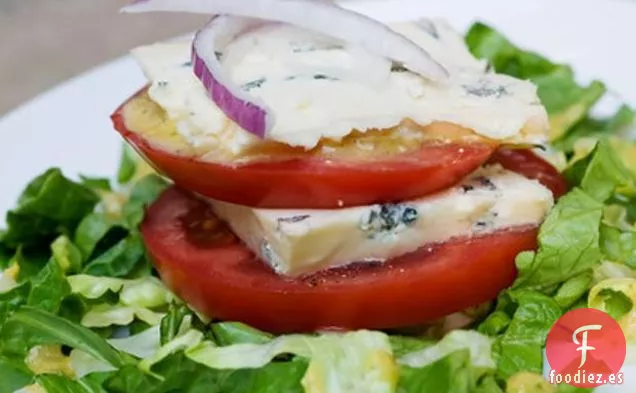 Napoleones de Tomate y Queso Azul