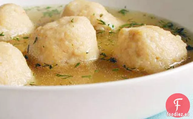 Sopa de Bolas de Matzo