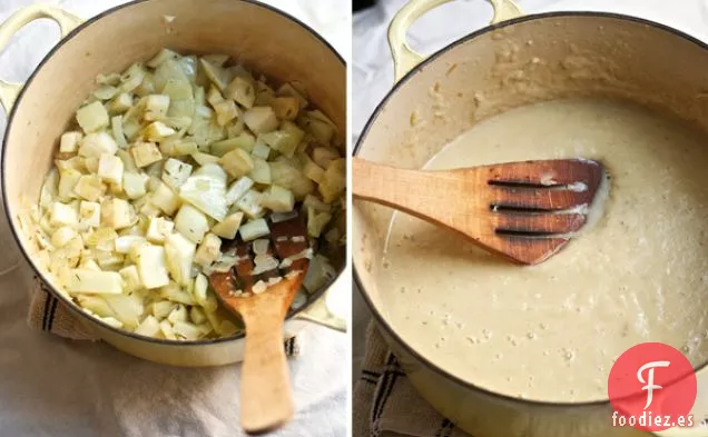 Sopa De Raíz De Hinojo Y Apio